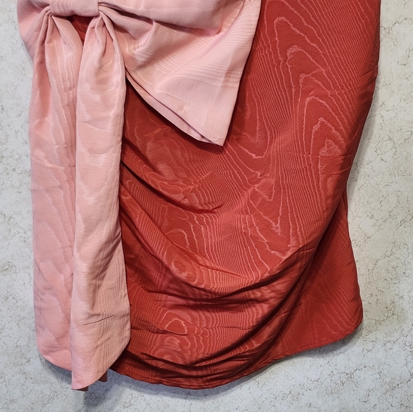 Future Collective Sweetheart Bow Mini Dress Strapless Cocktail Holiday Party New - Picture 6 of 16